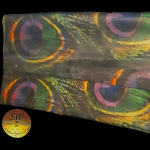 Peacock Envy Clutch Purse Handbag